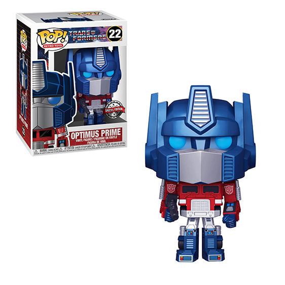 Funko POP! Transformers - Optimus Prime (Metallic) Vinyl Figure #22 Special Edition Exclusive [READ DESCRIPTION]