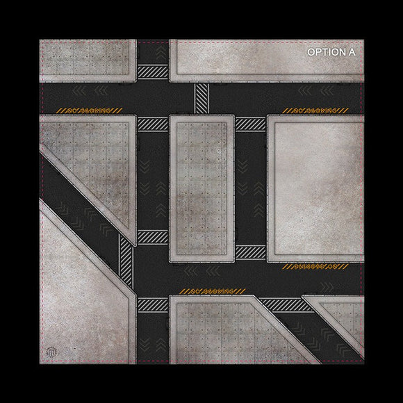 Mats By Mars: Hab Blok Tabletop Mats (48x48") - Bards & Cards
