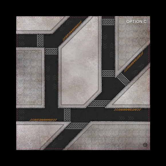 Mats By Mars: Hab Blok Tabletop Mats (48x48") - Bards & Cards