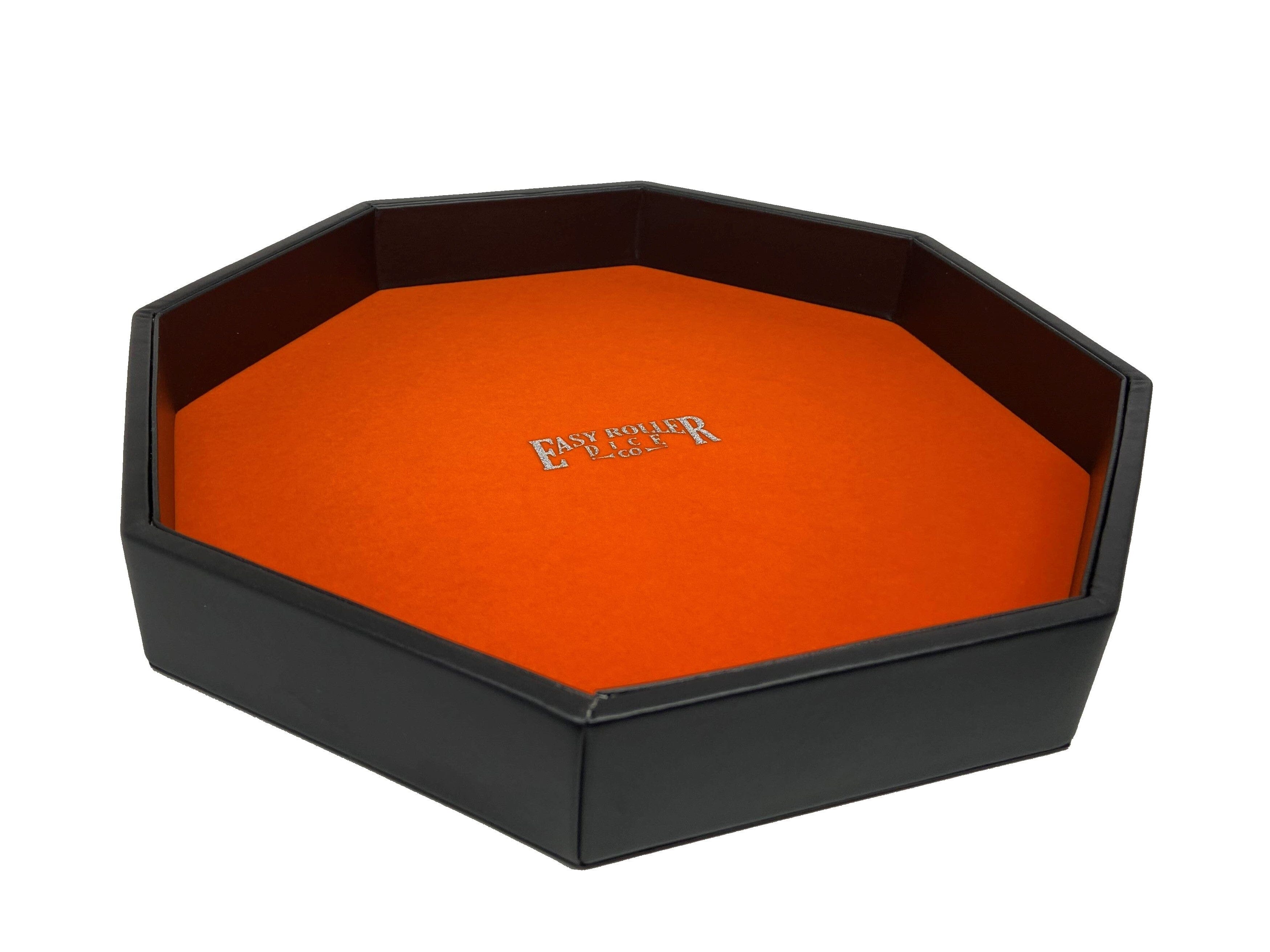 11 Inch Dice Tray - Orange - Bards & Cards