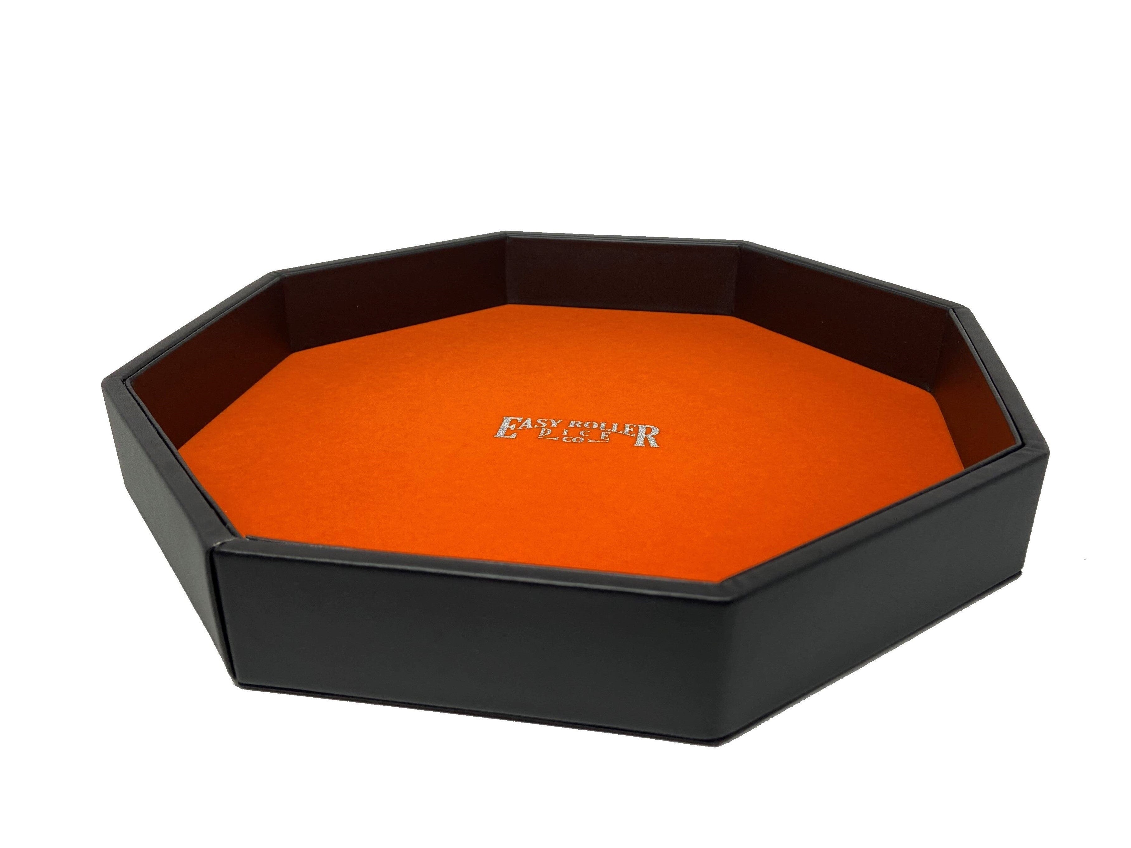 11 Inch Dice Tray - Orange - Bards & Cards