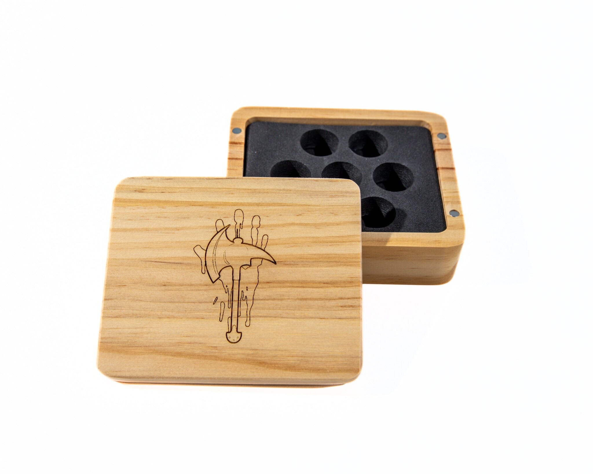 Barbarian Wooden Dice Case - Bards & Cards