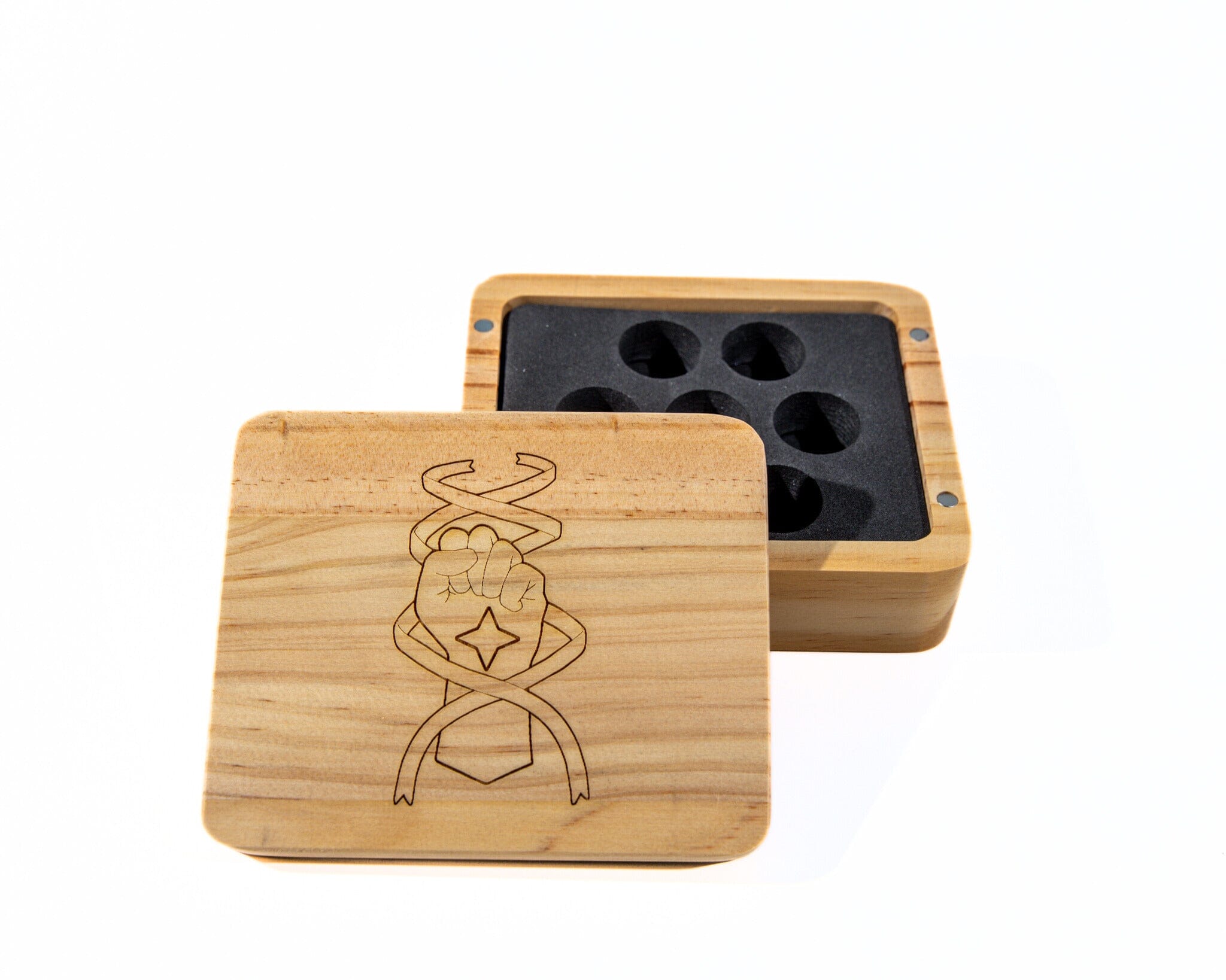 Monk Wooden Dice Case - Bards & Cards