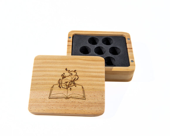 Wizard Wooden Dice Case - Bards & Cards