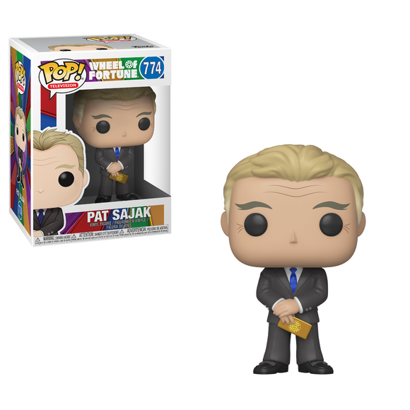Funko POP! Wheel of Fortune - Pat Sajak Vinyl Figure #774 - Bards & Cards
