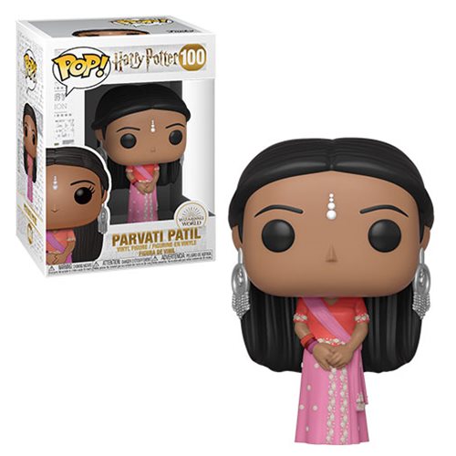 Funko POP! Harry Potter S8 - Parvati Patil (Yule) Vinyl Figure #100 - Bards & Cards
