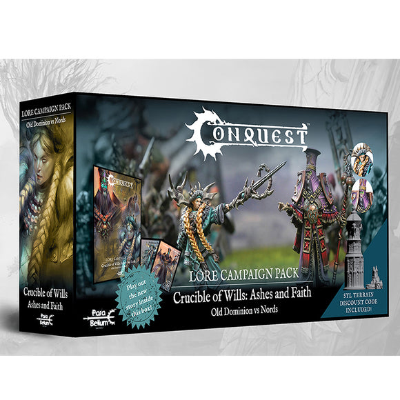 Conquest: Lore Campaign Pack - Crucible of Wills: Ashes and Faith - Bards & Cards