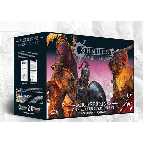 Conquest: Sorcerer Kings: 5th Anniversary One Player Starter Set - Bards & Cards