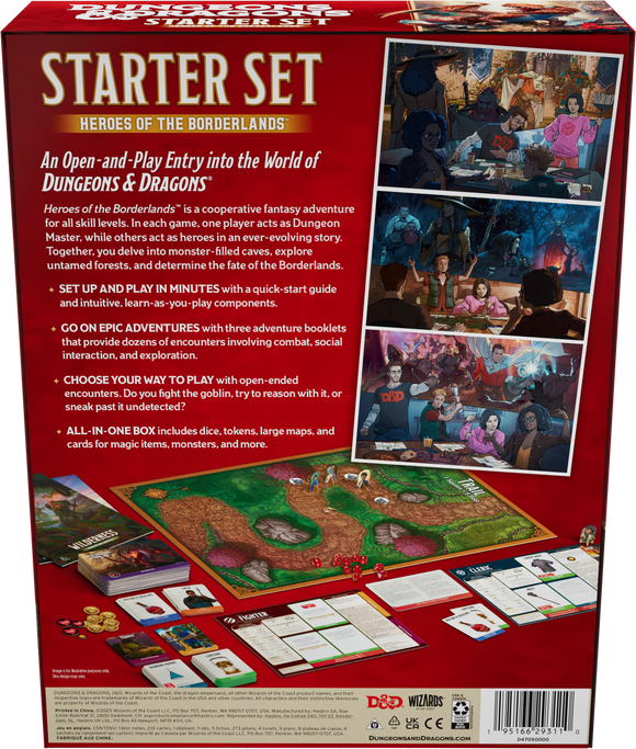 Dungeons & Dragons - Heroes of the Borderlands Starter Set - Bards & Cards