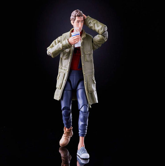 Spider-Man Marvel Legends - Peter Parker 6-Inch Action Figure (Stilt-Man Build-A-Figure) - Bards & Cards