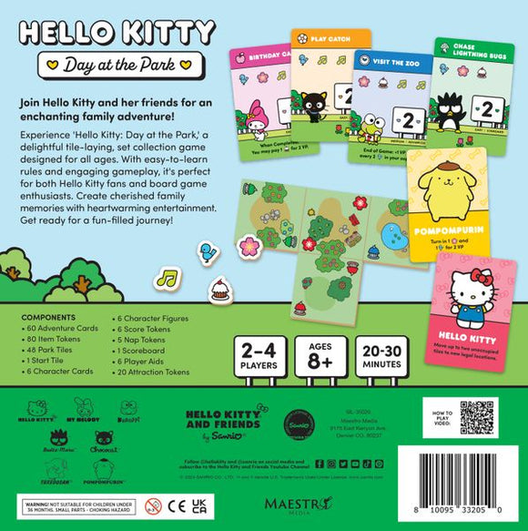 Hello Kitty: Day At The Park - Bards & Cards