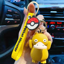 "Pokemon Action Figure Keychain - Pikachu, Charmander, Snorlax, Squirtle - Bards & Cards