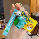 "Pokemon Action Figure Keychain - Pikachu, Charmander, Snorlax, Squirtle - Bards & Cards