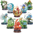 Pokemon Charizard, Squirtle, Bulbasaur, Vulpix Figures - Bards & Cards