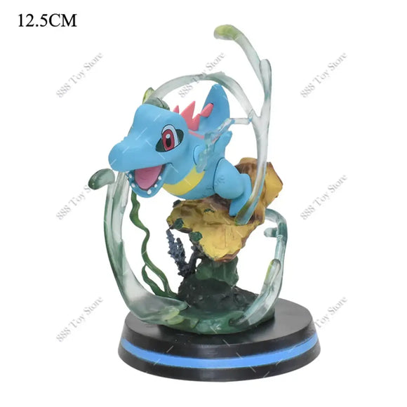 Pokemon Charizard, Squirtle, Bulbasaur, Vulpix Figures - Bards & Cards