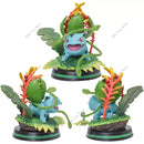 Pokemon Charizard, Squirtle, Bulbasaur, Vulpix Figures - Bards & Cards