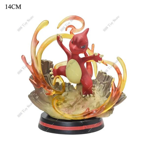 Pokemon Charizard, Squirtle, Bulbasaur, Vulpix Figures - Bards & Cards