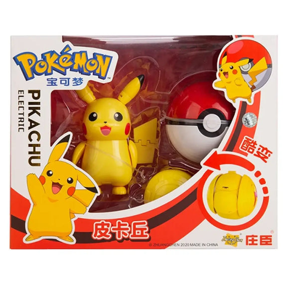 Pokemon Deformation Figures - Pikachu & Friends Collectibles - Bards & Cards