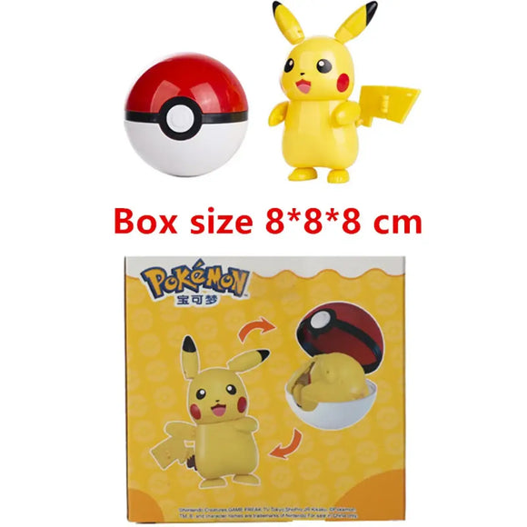 Pokemon Deformation Figures - Pikachu & Friends Collectibles - Bards & Cards