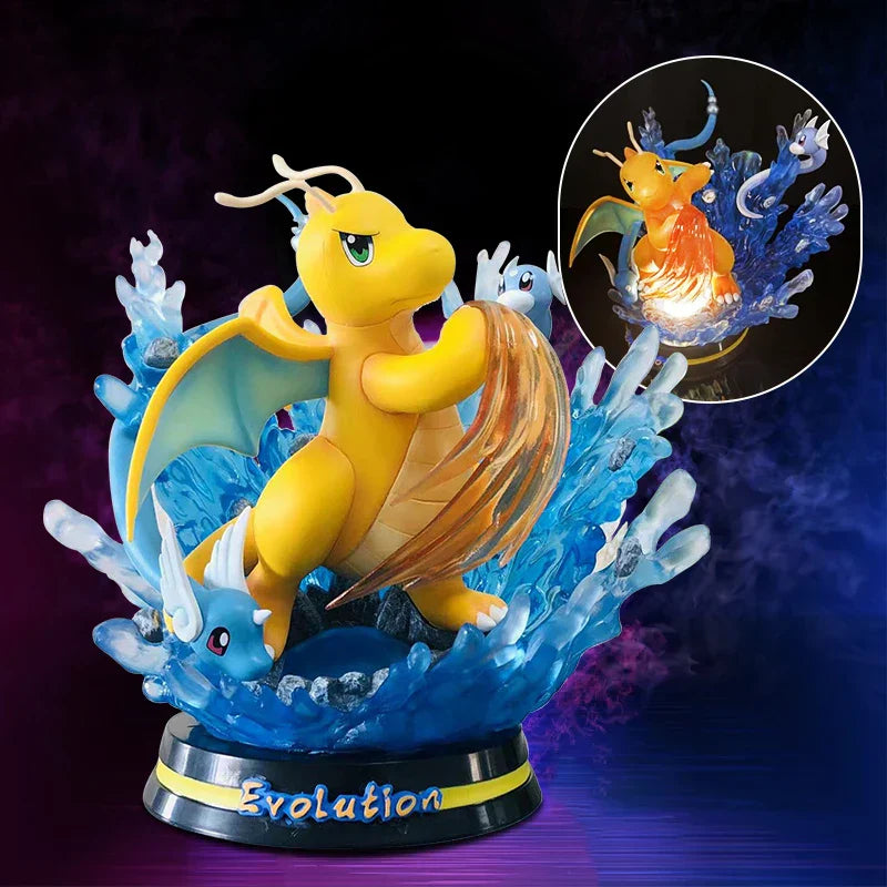 Pokemon Evolution Figures - Charizard, Eevee, Mewtwo, Gengar