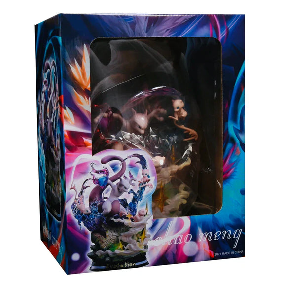 Pokemon Evolution Figures - Charizard, Eevee, Mewtwo, Gengar - Bards & Cards