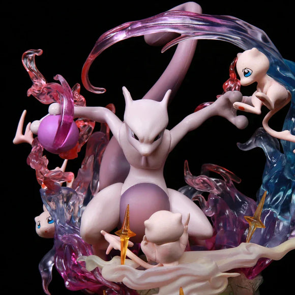 Pokemon Evolution Figures - Charizard, Eevee, Mewtwo, Gengar - Bards & Cards