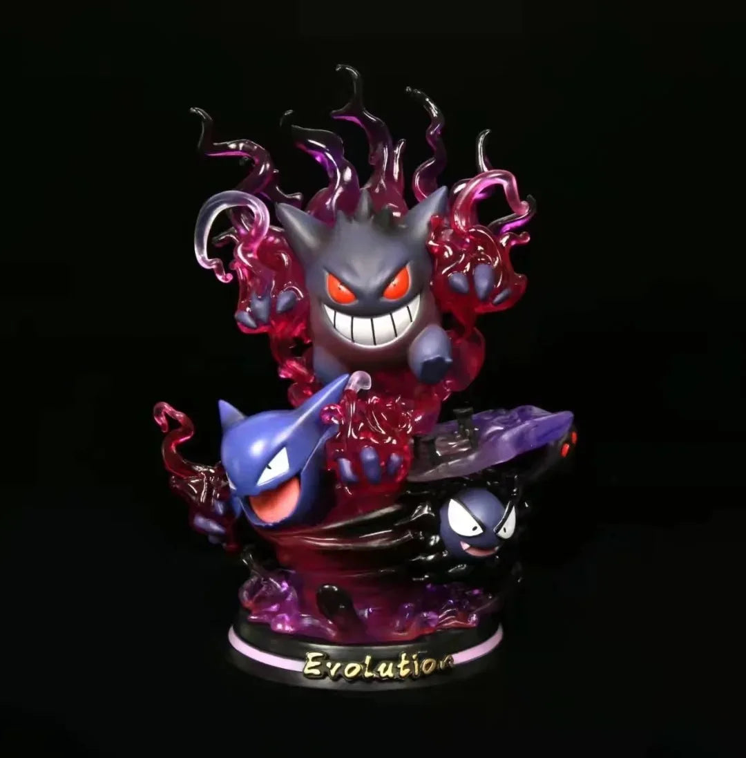Pokemon Evolution Figures - Charizard, Eevee, Mewtwo, Gengar