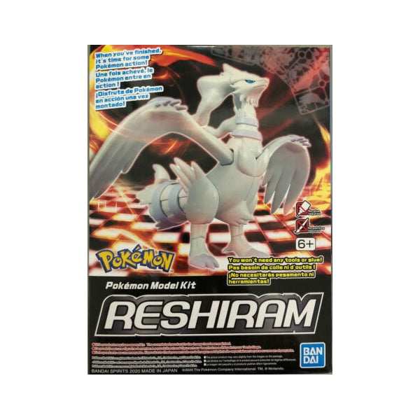 Bandai Spirits: Pokemon - Reshiram Model Kit - Bards & Cards
