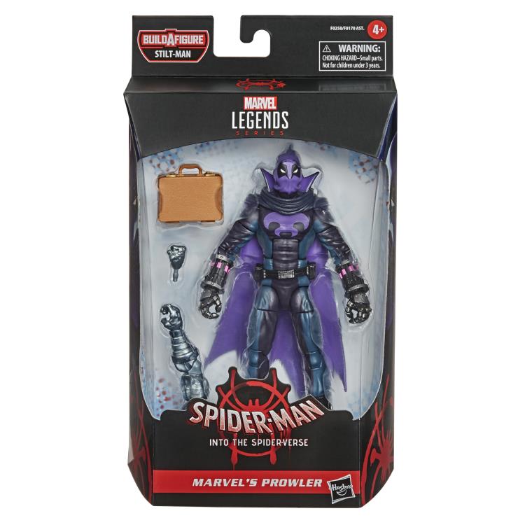 Spider-Man Marvel Legends - Prowler 6-Inch Action Figure (Stilt-Man Build-A-Figure) - Bards & Cards