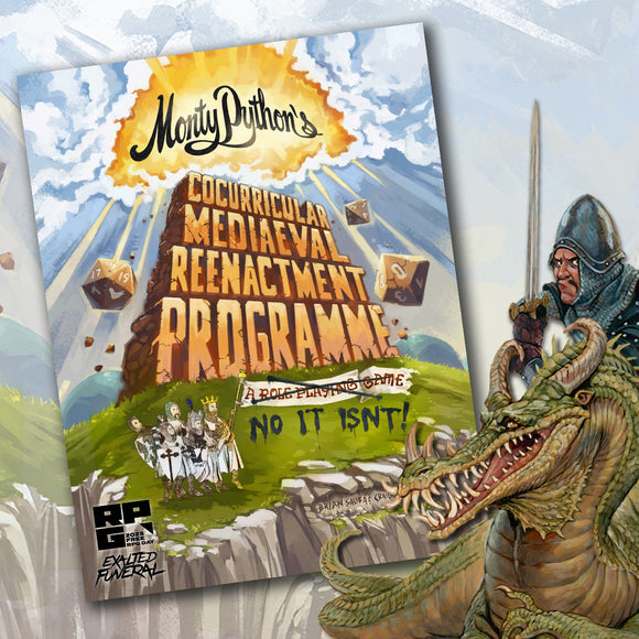 Sat 6/21/2025, 2:30 pm - Free RPG Day: Monty Python's Cocurricular Medieval Reenactment Programme (Jarin) - Bards & Cards