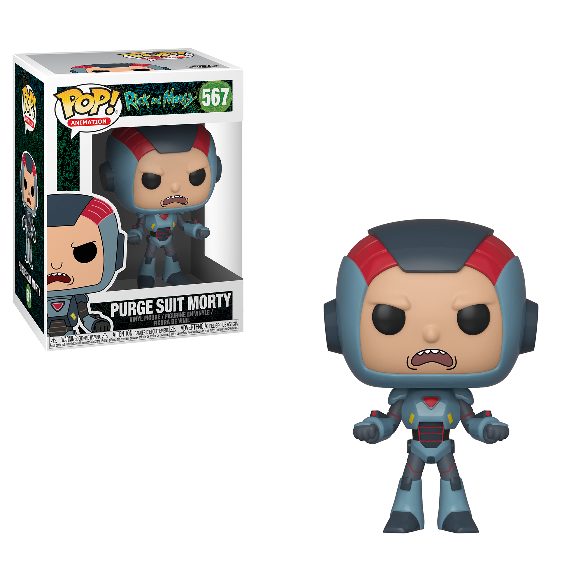 Funko POP! Rick and Morty: S6 - Purge Suit Morty Vinyl Figure #567