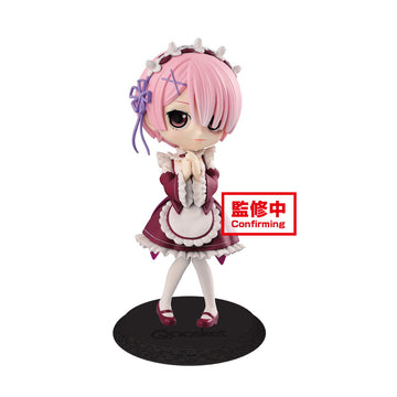 Banpresto Q Posket: Re:Zero - Starting Life in Another World -  Ram (Ver.B) - Bards & Cards