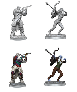 Critical Role Unpainted Miniatures: Ashari Stonegaurd & Skydancer - Bards & Cards