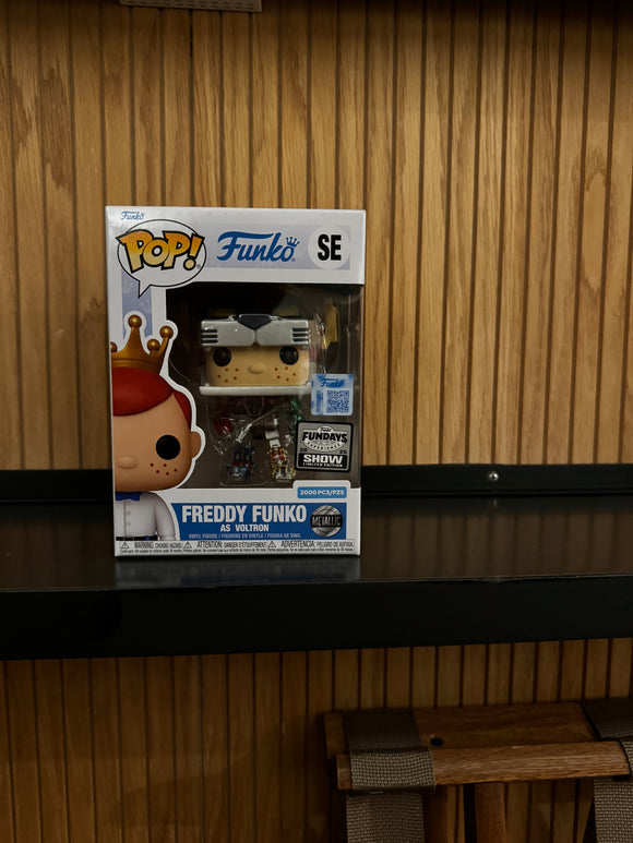 Funko Fundays Experience 2025: Pop! Originals Freddy Funko as Voltron (Metallic) LE2000 - Bards & Cards