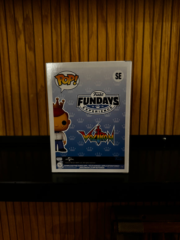 Funko Fundays Experience 2025: Pop! Originals Freddy Funko as Voltron (Metallic) LE2000 - Bards & Cards