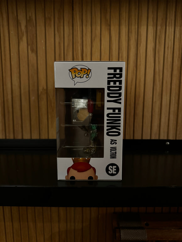 Funko Fundays Experience 2025: Pop! Originals Freddy Funko as Voltron (Metallic) LE2000 - Bards & Cards