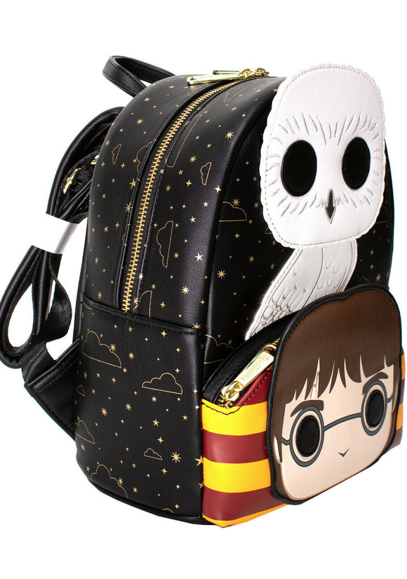 Loungefly: Harry Potter - Harry Potter Hedwig Cosplay Mini-Backpack - Bards & Cards