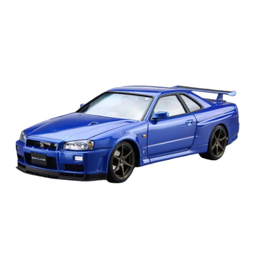 Aoshima: 1/24 NISSAN BNR34 SKYLINE GT-R V-spec? '02 Scale Model Kit #08 - Bards & Cards