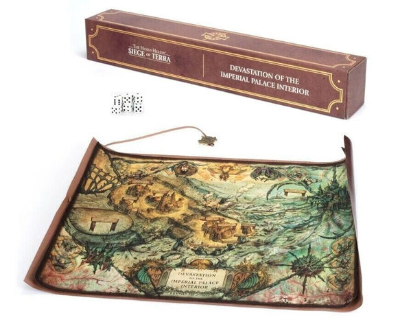 Warhammer: The Horus Heresy Siege of Terra - Devastation of the Imperial Palace Interior Map - Bards & Cards