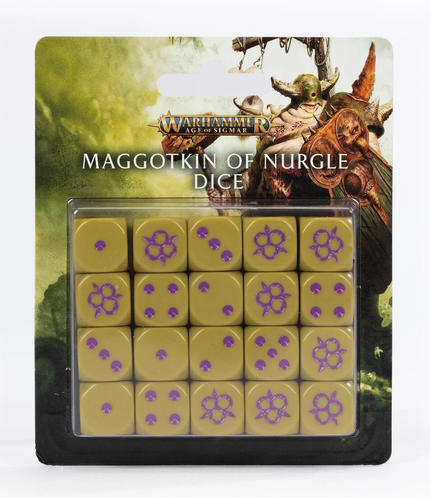 Warhammer Age of Sigmar Dice: Maggotkin of Nurgle - Bards & Cards