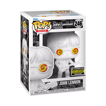 Funko POP! Rocks - John Lennon with Psychedelic Shades Vinyl Figure Entertainment Earth Exclusive - Bards & Cards
