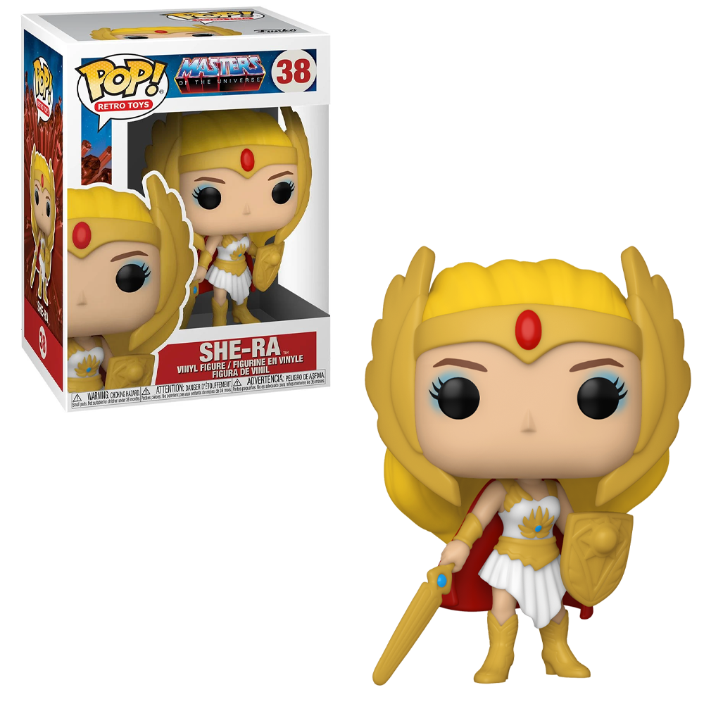 Funko POP! Masters of the Universe - Classic She-Ra Vinyl Figure #38 - Bards & Cards