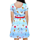 Stitch Shoppe by Loungefly: Disney Winnie the Pooh - Up in the Clouds "Laci" Dress - Bards & Cards