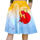 Stitch Shoppe by Loungefly: Disney Winnie the Pooh - Balloon Clouds "Sandy" Skirt with Pockets - Bards & Cards