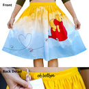 Stitch Shoppe by Loungefly: Disney Winnie the Pooh - Balloon Clouds "Sandy" Skirt with Pockets - Bards & Cards