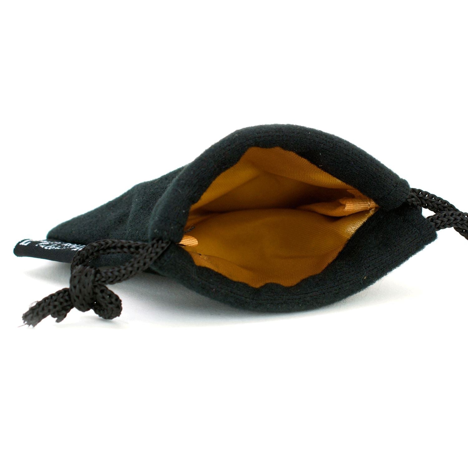 Small Dice Bag 3.75x4 - Black Velvet Exterior, Satin Non-Rip Liner - Multiple Colors Available - Bards & Cards