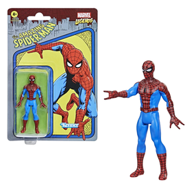 Retro Collection Marvel Legends - Spider-Man 3.75-inch Action Figure - Bards & Cards