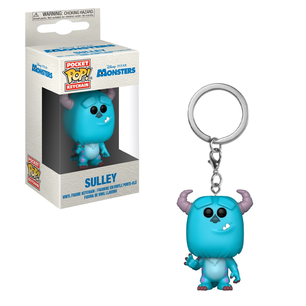 Funko POP! Keychain: Monsters Inc - Sulley Pocket Keychain - Bards & Cards