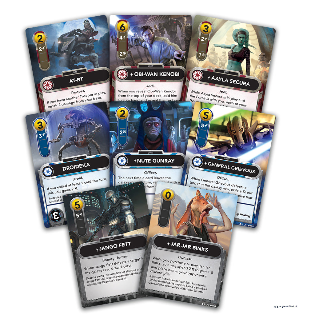 Star Wars: The Deck-Building Game Clone Wars Edition - Bards & Cards