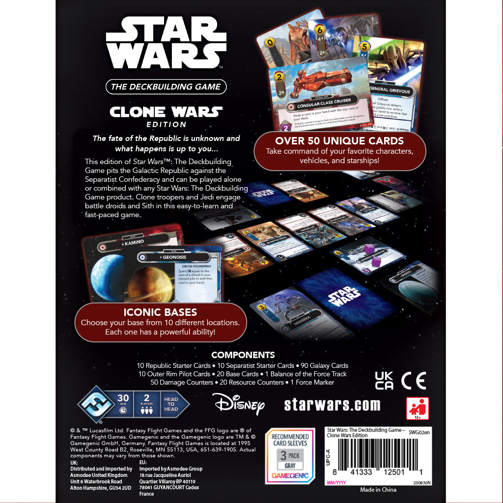 Star Wars: The Deck-Building Game Clone Wars Edition - Bards & Cards